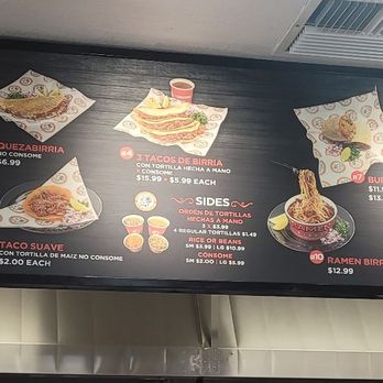 Birrieria Guadalajara - 2/26/25 menu - Tacos Near Me - La Puente, California