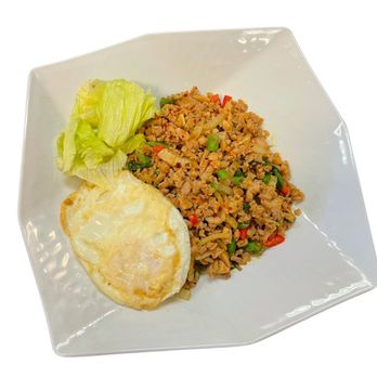 J's Thai Express - Thai Holy Basil w/ White Rice - Thai Near Me - Montebello, California