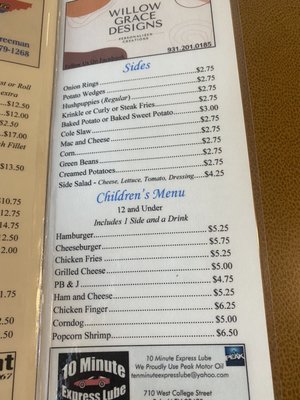 Menu photo 3 St. Joe Cafe Saint Joseph, TN Menu photo 3 St. Joe Cafe Saint Joseph, TN