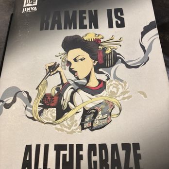 JINYA Ramen Bar - Logan Circle - Menu front - Ramen Near Me - Washington, DC, District of Columbia