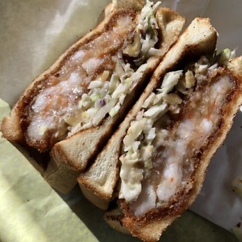Katsu Sando - Honey Walnut Shrimp Sando - Sandwiches Near Me - Los Angeles, California