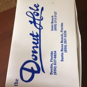 Donut Hole - I know you will not have room for a piece of cake but you can take it when leaving!!! - Donuts Near Me - Inlet Beach, Florida