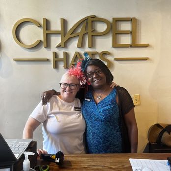 Chapel Hats - This team right here (Ms. Tracy and Ms. Barbara) is what made us want to stay, shop, and return another day. - Accessories Near Me - New Orleans, Louisiana Chapel Hats - This team right here (Ms. Tracy and Ms. Barbara) is what made us want to stay, shop, and return another day. - Accessories Near Me - New Orleans, Louisiana