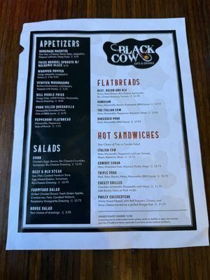 Menu photo 3 The Black Cow Cafe Fruitland, ID Menu photo 3 The Black Cow Cafe Fruitland, ID