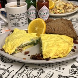 Corn Beef and Cheese Omelette