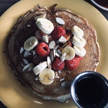 Kaffe Haus - Traditional pancakes (made with almond milk) - Breakfast & Brunch Near Me - San Juan, Puerto Rico Kaffe Haus - Traditional pancakes (made with almond milk) - Breakfast & Brunch Near Me - San Juan, Puerto Rico