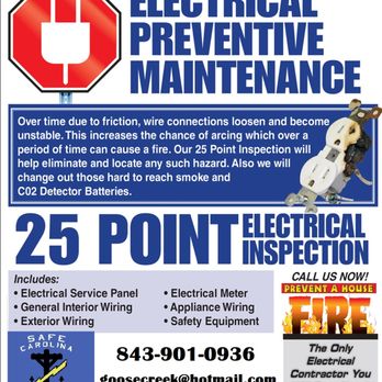 Safe Carolina Electric - Let us perform your Electrical Inspection - Electricians Near Me Safe Carolina Electric - Let us perform your Electrical Inspection - Electricians Near Me