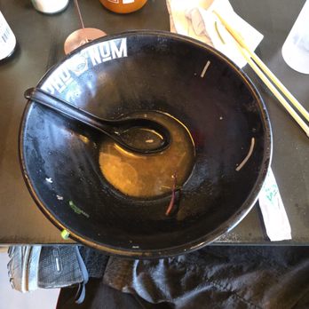 Pho Nom - Empty bowl of their signature pho nom - Vietnamese Near Me - San Diego, California