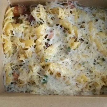 Pasta Du Nord - Carbonara - lots of cheese on it (a GOOD thing). Tasted good! - Italian Near Me - Copenhagen, 84 Pasta Du Nord - Carbonara - lots of cheese on it (a GOOD thing). Tasted good! - Italian Near Me - Copenhagen, 84