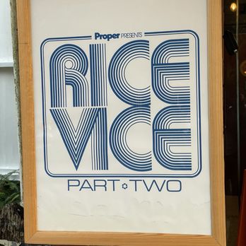 Rice Vice - Part Two - Cocktail Bars Near Me - New Orleans, Louisiana