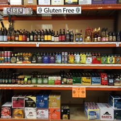 Warehouse Wine and Spirits - Gluten-free alcohol section