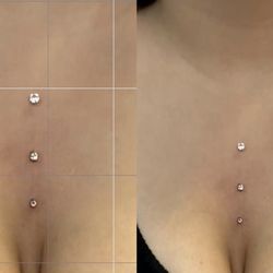 Dermal piercings