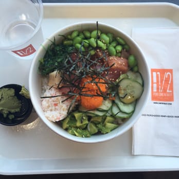 Poki One N Half - regular bowl - Poke Near Me - San Diego, California