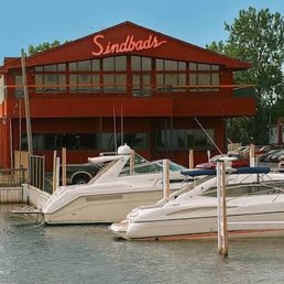 Front of restaurant from the Detroit River Front of restaurant from the Detroit River
