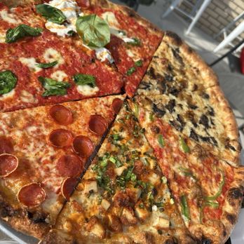 Andy's Pizza - Fairfax - 8 Slices Make a Pie: Pepperoni Special (House Favorite) Margherita Mushroom & Onion Sausage & Pepper Buffalo Crispy Chicken - Pizza Near Me - Fairfax, Virginia