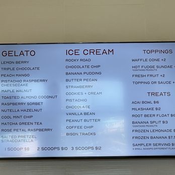 Scoops Homemade Ice Cream - Menu - Gelato Near Me - Avalon, California Scoops Homemade Ice Cream - Menu - Gelato Near Me - Avalon, California