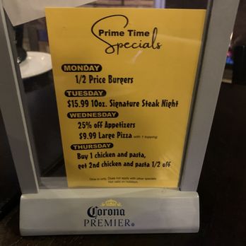 Prime Time Restaurant & Bar - Specials Dec 2023 - American Near Me - Hickory Hills, Illinois Prime Time Restaurant & Bar - Specials Dec 2023 - American Near Me - Hickory Hills, Illinois