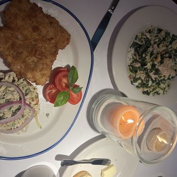 Gulfstream - Gulf Coast Fish Sandwich, kale & chicken salad - New American Near Me - Newport Beach, California