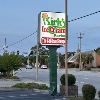 Kirk's Ice Cream Parlor - The sign of the great shop - Ice Cream & Frozen Yogurt Near Me - Myrtle Beach, South Carolina Kirk's Ice Cream Parlor - The sign of the great shop - Ice Cream & Frozen Yogurt Near Me - Myrtle Beach, South Carolina