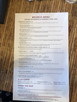 Menu photo 1 Simmer Fort Collins, CO