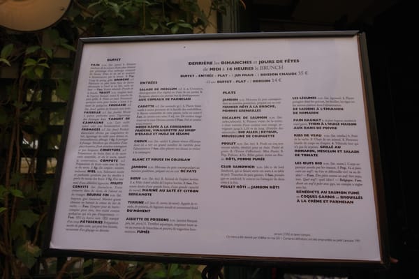 Menu photo 7 Derrière Paris, 75 Menu photo 7 Derrière Paris, 75
