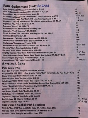 Menu photo 4 Pour Judgement Bar and Grill Newport, RI