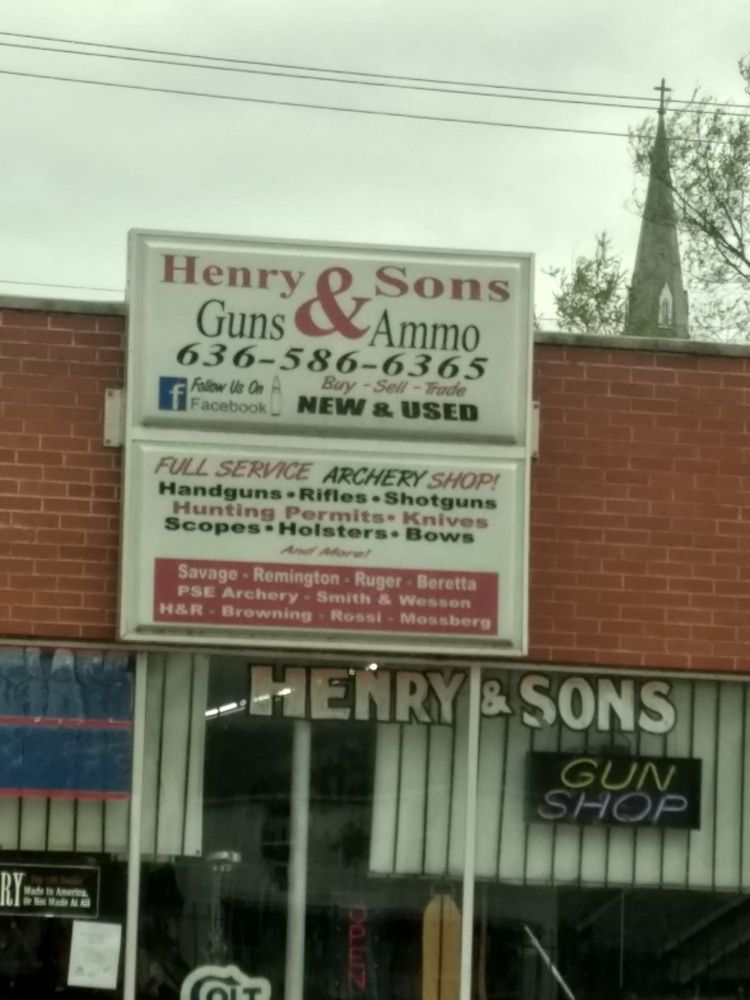 HENRY & SONS GUNS & AMMO Updated August 2024 610 S Main St, De Soto