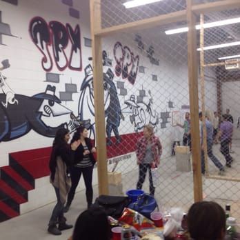 Bad Axe Throwing - Smiles and sharp axes all around!!! - Axe Throwing Near Me - Mississauga, Ontario