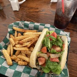 Frisby's Restaurant - Cheesesteak and fries