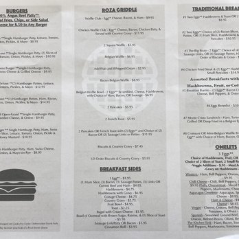 The Roza Grill - Updated menu - American Near Me - Prosser, Washington