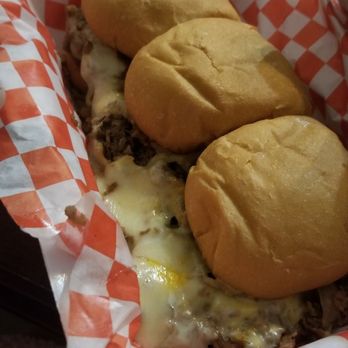 Tastee Buddies - Cheesesteak sliders, so good! This was perfect, and the buttery rolls they come on are bomb. - Cheesesteaks Near Me - Katy, Texas
