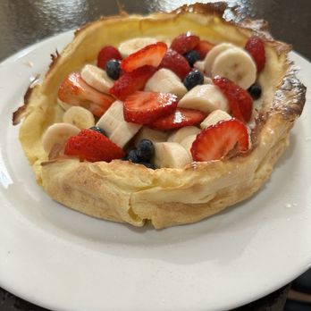 The Original Pancake House - Dutch Baby Pancake with fresh fruit @rosyeatssj - Breakfast & Brunch Near Me - Los Altos, California The Original Pancake House - Dutch Baby Pancake with fresh fruit @rosyeatssj - Breakfast & Brunch Near Me - Los Altos, California