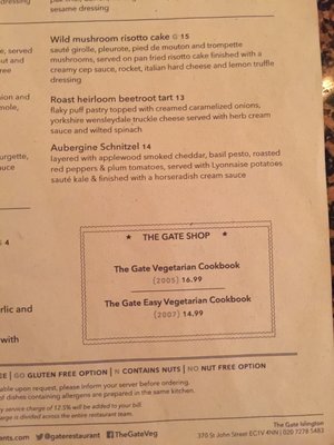 Menu photo 6 The Gate London, XGL