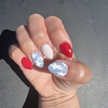 Tips & Toes Nail Salon & Spa - Awesome hand painted stars - Nail Salons Near Me - Redmond, Washington Tips & Toes Nail Salon & Spa - Awesome hand painted stars - Nail Salons Near Me - Redmond, Washington