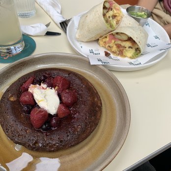 Sonnyboy - Breakfast Burrito and riccotta Hotcake - Breakfast & Brunch Near Me - New York, New York