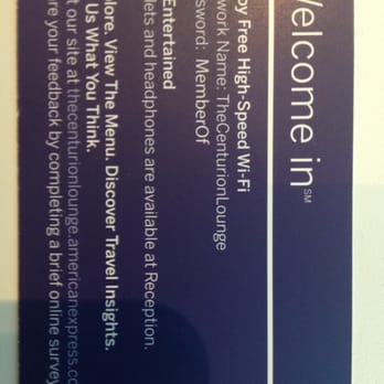 The Centurion Lounge - Pretty cool they have tablets - Airport Lounges Near Me - Dallas, Texas
