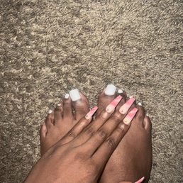 Gel Deluxe pedicure $70 Full set $100 Gel Deluxe pedicure $70 Full set $100
