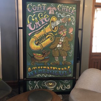 Coat Check Coffee - Cool chalk sign - Coffee & Tea Near Me - Indianapolis, Indiana