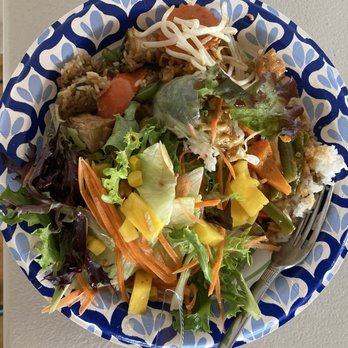 Thai Taste Kitchen - Mango Salad, Pad Thai, Basil Fried Rice Tofu, Avocado Roll, Yellow Curry Tofu & Veg, Red Curry Chicken, White Rice. - Thai Near Me - Oakland, California Thai Taste Kitchen - Mango Salad, Pad Thai, Basil Fried Rice Tofu, Avocado Roll, Yellow Curry Tofu & Veg, Red Curry Chicken, White Rice. - Thai Near Me - Oakland, California