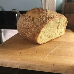 Sesame semolina bread