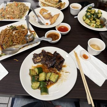 Golden Tree Restaurant - House Lo Mein, Crab Wonton, Cucumber Salad,  Shrimp Fried Rice, short ribs - Chinese Near Me - Los Angeles, California
