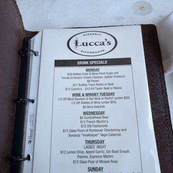Lucca's Pizzeria & Ristorante - Specials menu - Pizza Near Me - La Grange, Illinois Lucca's Pizzeria & Ristorante - Specials menu - Pizza Near Me - La Grange, Illinois