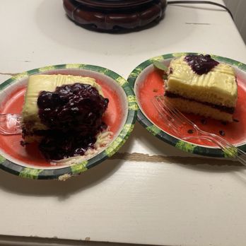 Pleasant and Main - The boysenberry cake Craig gave us, which we waited until after dinner to eat and they were still fantastic! - Cafes Near Me - Housatonic, Massachusetts Pleasant and Main - The boysenberry cake Craig gave us, which we waited until after dinner to eat and they were still fantastic! - Cafes Near Me - Housatonic, Massachusetts