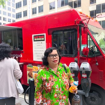 Sate Truck - Sate Truck (the red one), the other truck is yellow. - Indonesian Near Me Sate Truck - Sate Truck (the red one), the other truck is yellow. - Indonesian Near Me