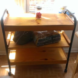 Great kitchen cart from thrift and thrive Great kitchen cart from thrift and thrive