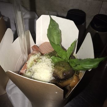 Dal Moro's - Me beautiful pesto pasta with chicken sausage and mushrooms. - Fast Food Near Me - Venezia, VE Dal Moro's - Me beautiful pesto pasta with chicken sausage and mushrooms. - Fast Food Near Me - Venezia, VE