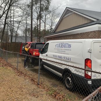 A Locksmiths - Pulling up their company truck, to help jump start this old beauty! - Keys & Locksmiths Near Me