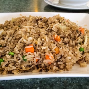 Pho 45 - The fried rice that comes with the #27 Com Bo Luc Lac (Shaken Beef)... Wow! That's a lot of rice! - Vietnamese Near Me - La Mirada, California