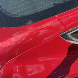 the slight paint color difference is really hard to see in photos; it's a little more metallic on the truck
