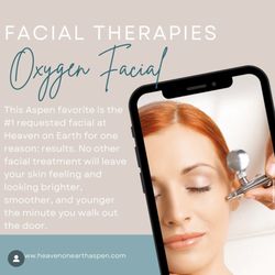 Heaven on Earth - Is your skin feeling dry? The Oxygen Facial from Heaven on Earth is guaranteed to get your skin back to its hydrated self.